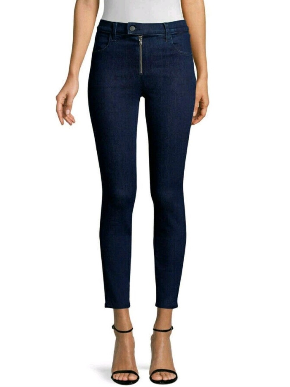 J BRAND | Alana JB001683 High rise Crop Jeans Skinny Whirlwind Blue Sz 27 NWT